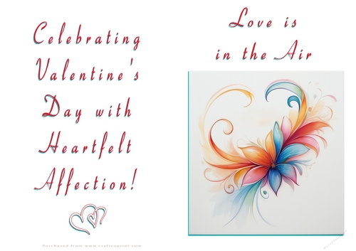 NCJP Floral Valentines Love Card 