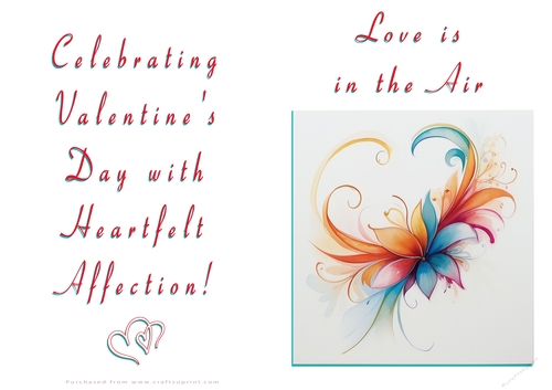 NCJP Floral Valentines Love Card 