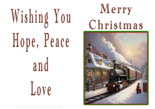 NCJP Christmas Cards Steam Trains