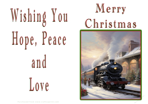 NCJP Christmas Cards Steam Trains