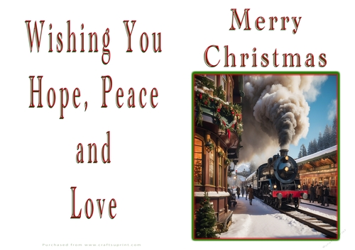 NCJP Christmas Cards Steam Trains