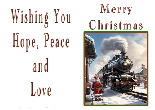 NCJP Christmas Cards Steam Trains