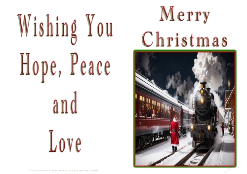 NCJP Christmas Cards Steam Trains
