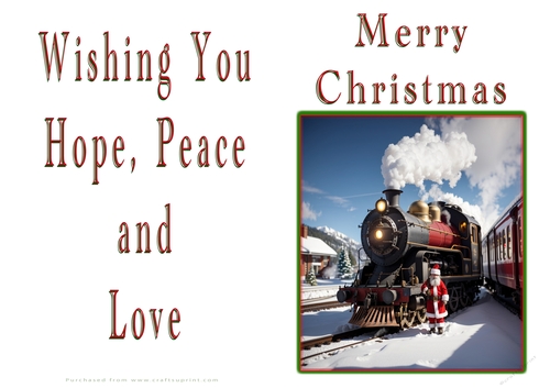 NCJP Christmas Cards Steam Trains