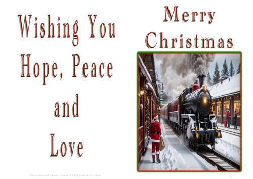 NCJP Christmas Cards Steam Trains