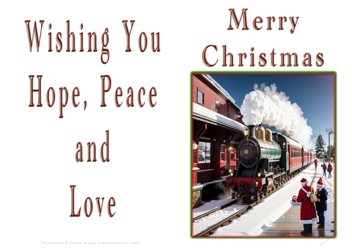 NCJP Christmas Cards Steam Trains
