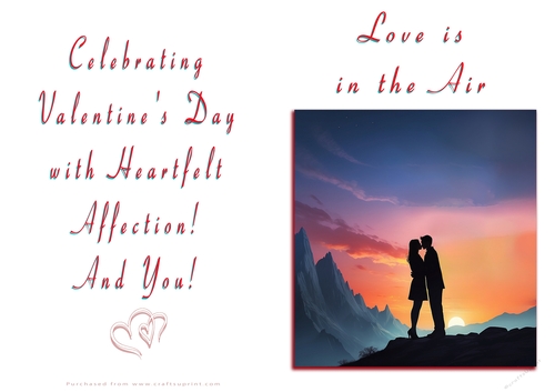 NCJP Valentines Day Card - Couples Silhouette