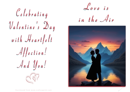 NCJP Valentines Day Card - Couples Silhouette