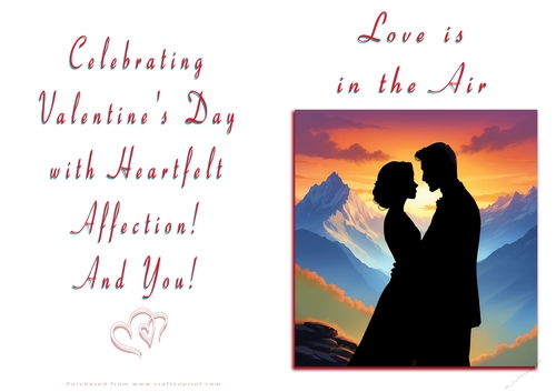 NCJP Valentines Day Card - Couples Silhouette