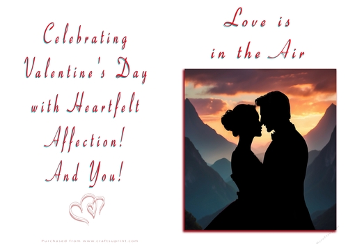 NCJP Valentines Day Card - Couples Silhouette