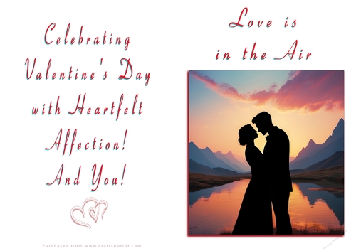 NCJP Valentines Day Card - Couples Silhouette