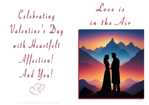 NCJP Valentines Day Card - Couples Silhouette