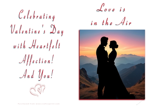 NCJP Valentines Day Card - Couples Silhouette