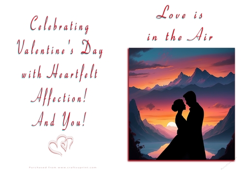 NCJP Valentines Day Card - Couples Silhouette