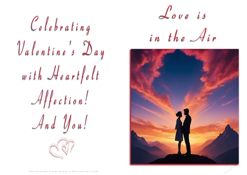 NCJP Valentines Day Card - Couples Silhouette