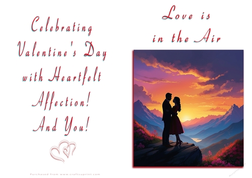 NCJP Valentines Day Card - Couples Silhouette