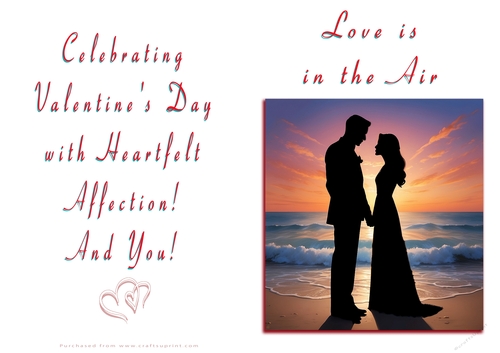 NCJP Valentines Day Card - Couples Silhouette