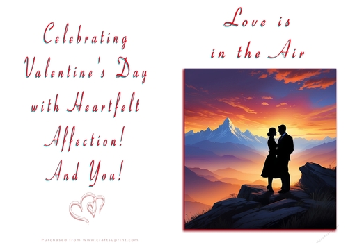 NCJP Valentines Day Card - Couples Silhouette