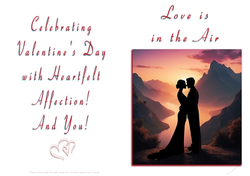 NCJP Valentines Day Card - Couples Silhouette
