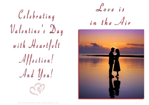 NCJP Valentines Day Card - Couples Silhouette