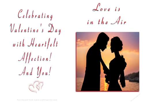 NCJP Valentines Day Card - Couples Silhouette