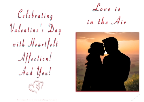 NCJP Valentines Day Card - Couples Silhouette