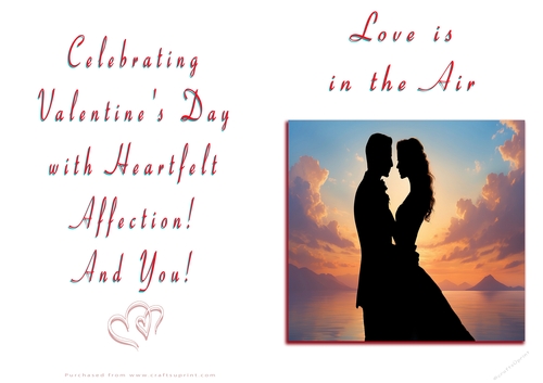 NCJP Valentines Day Card - Couples Silhouette