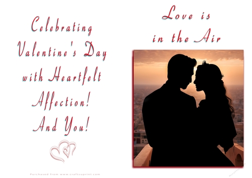 NCJP Valentines Day Card - Couples Silhouette