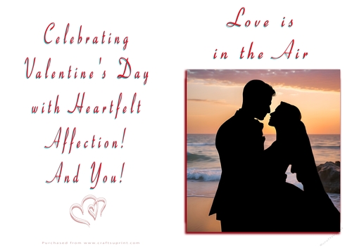 NCJP Valentines Day Card - Couples Silhouette