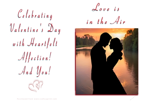NCJP Valentines Day Card - Couples Silhouette