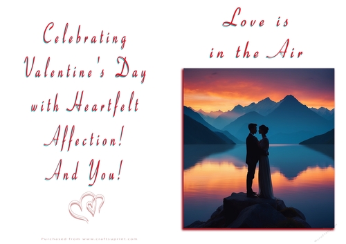 NCJP Valentines Day Card - Couples Silhouette