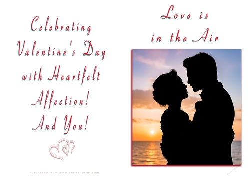 NCJP Valentines Day Card - Couples Silhouette