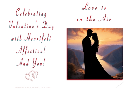 NCJP Valentines Day Card - Couples Silhouette