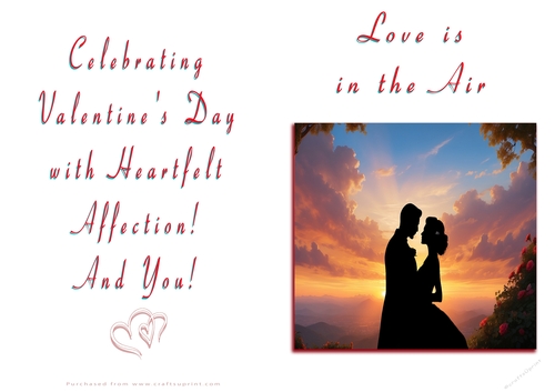 NCJP Valentines Day Card - Couples Silhouette