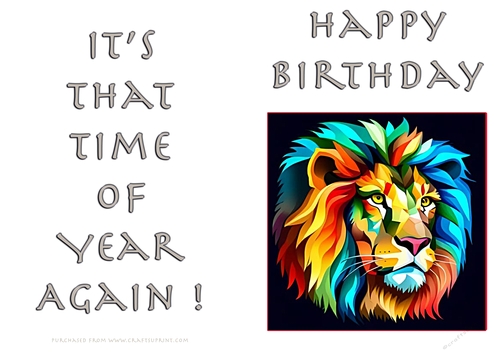 NCJP - Birthday Fantasy Lion
