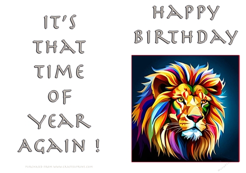 NCJP - Birthday Fantasy Lion