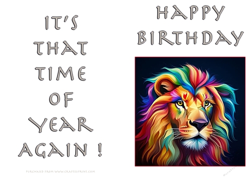 NCJP - Birthday Fantasy Lion
