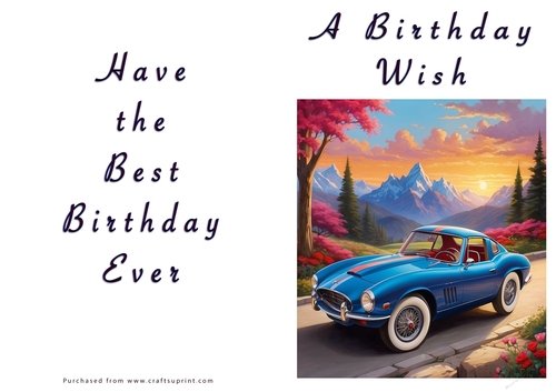 NCJP - A Birthday Wish - Classic Car