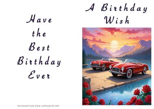 NCJP - A Birthday Wish - Classic Car