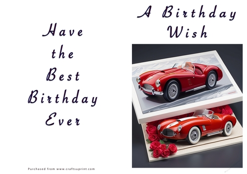 NCJP - A Birthday Wish - Classic Car