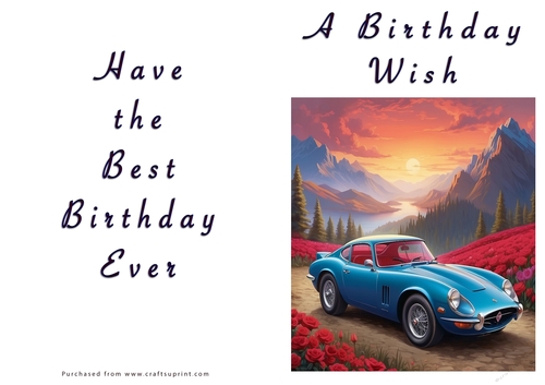 NCJP - A Birthday Wish - Classic Car