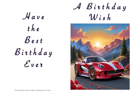 NCJP - A Birthday Wish - Classic Car