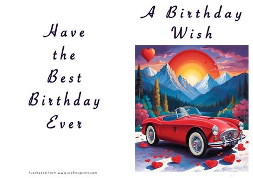 NCJP - A Birthday Wish - Classic Car
