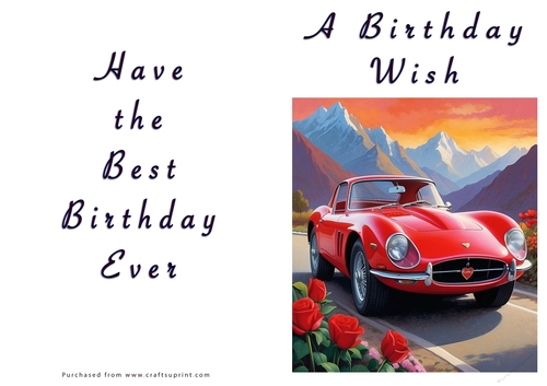 NCJP - A Birthday Wish - Classic Car