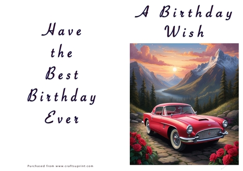 NCJP - A Birthday Wish - Classic Car