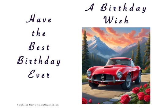 NCJP - A Birthday Wish - Classic Car