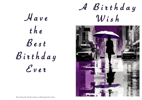NCJP - A Birthday Wish - Fantasy Purple Rain