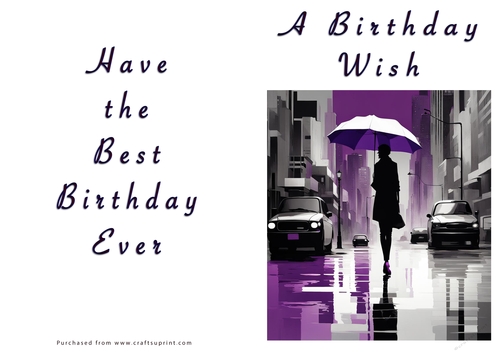 NCJP - A Birthday Wish - Fantasy Purple Rain