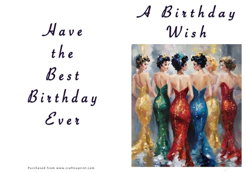 NCJP - A Birthday Wish - Fantasy Ladies Who Dress