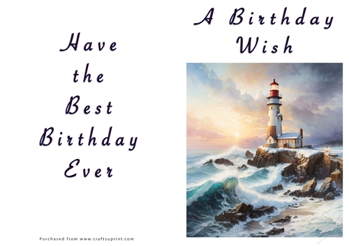 NCJP - A Birthday Wish - Fantasy Lighthouse